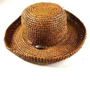 Betmar New York Brown Straw Hat Style#B229